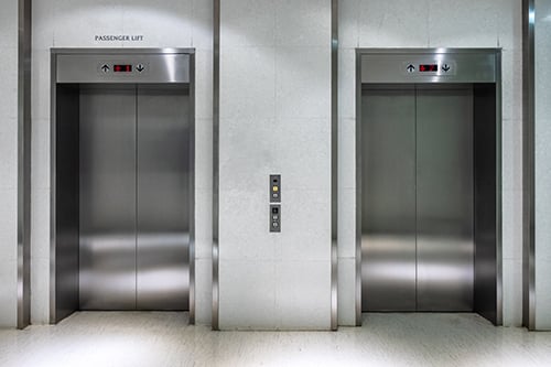 metallic-elevator